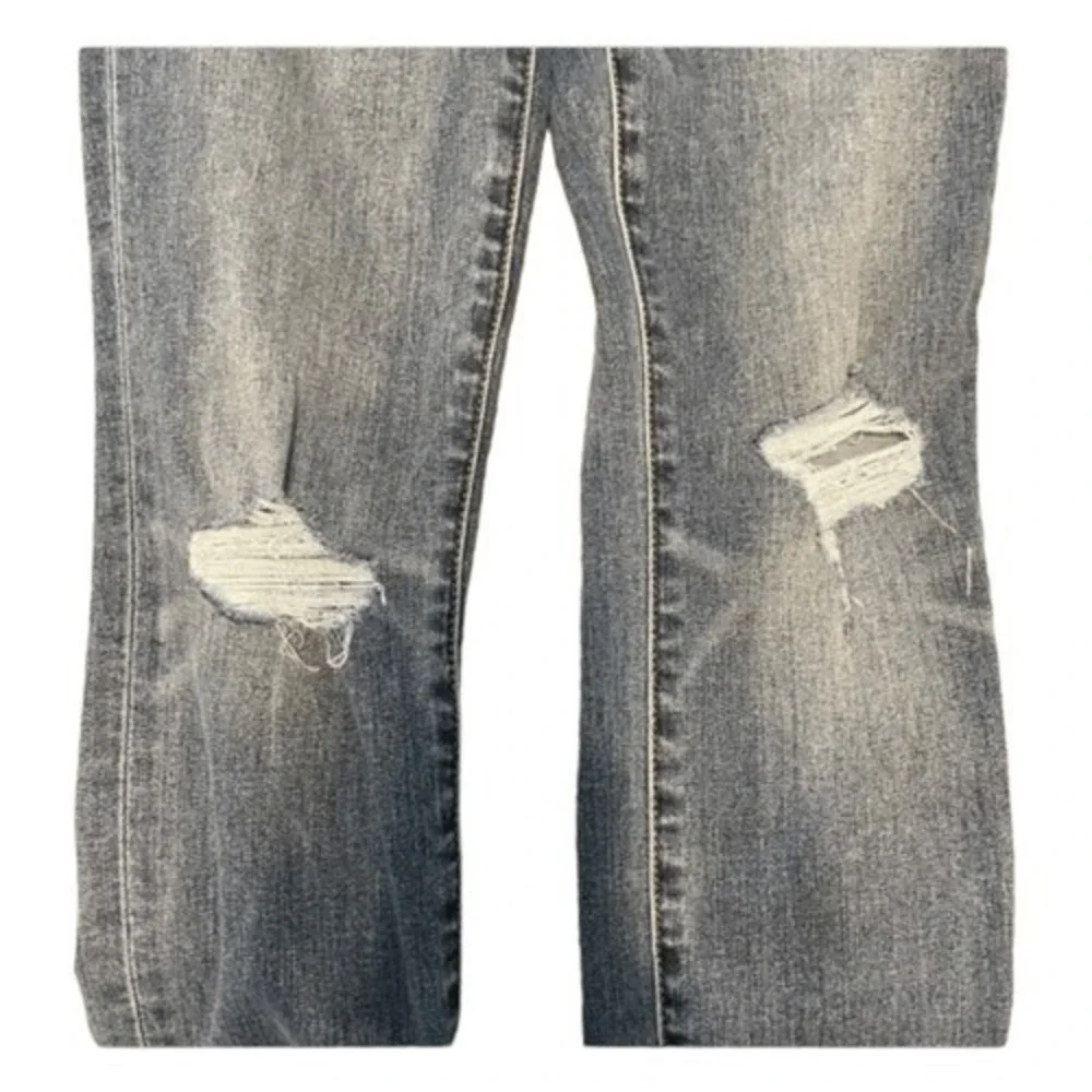 Sam Edelman The Kitten Jeans Blue Mid Rise Skinny Ankle Medium Wash Denim 27